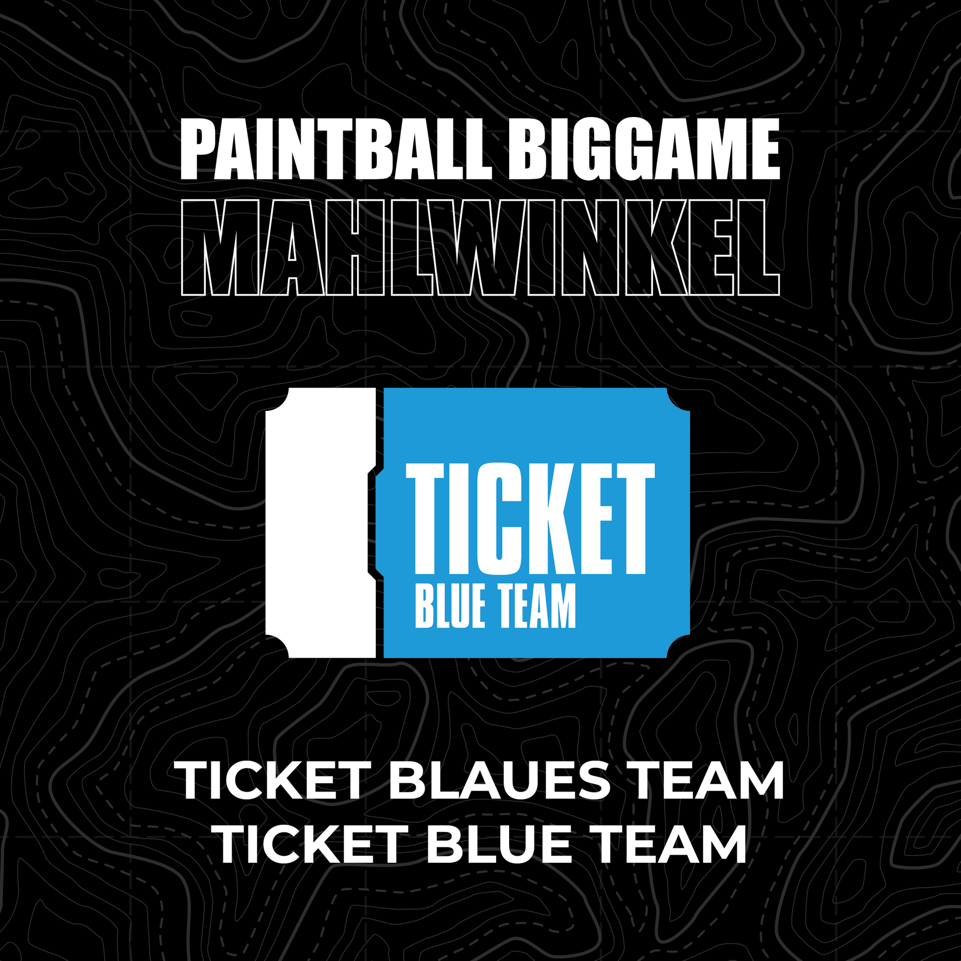 Block 1 Blau + MagFed Paintballs 1000